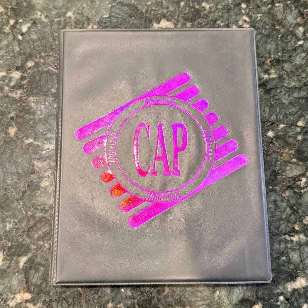 Vintage Ultra Pro Cap Binder Pog Collection Poison 8-Ball Slammers Lot 90s Toy